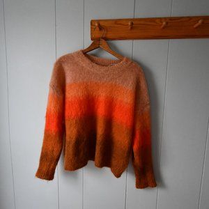 Isabel Marant Etoile Drussell Gradient-Effect Knit Pullover - FR36 / Orange
